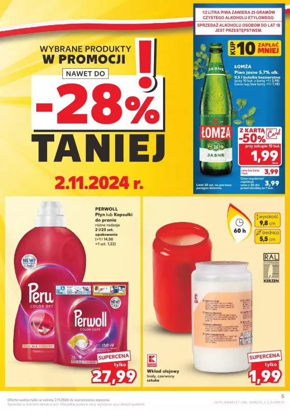 Kaufland - gazetka promocyjna Oferta Kaufland  do środy 06.11 - strona 5