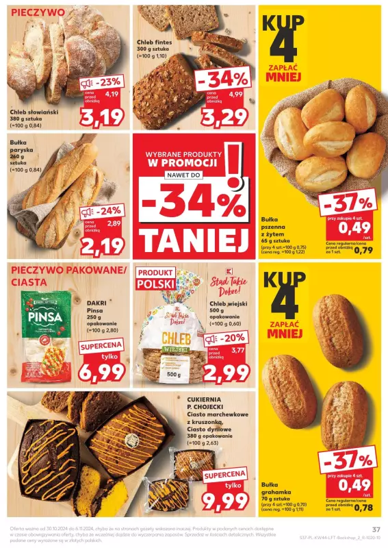 Kaufland - gazetka promocyjna Oferta Kaufland  do środy 06.11 - strona 37