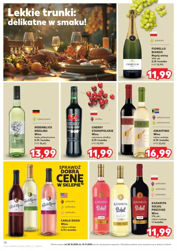 Kaufland - gazetka promocyjna Barek Kauflandu  do środy 13.11 - strona 14