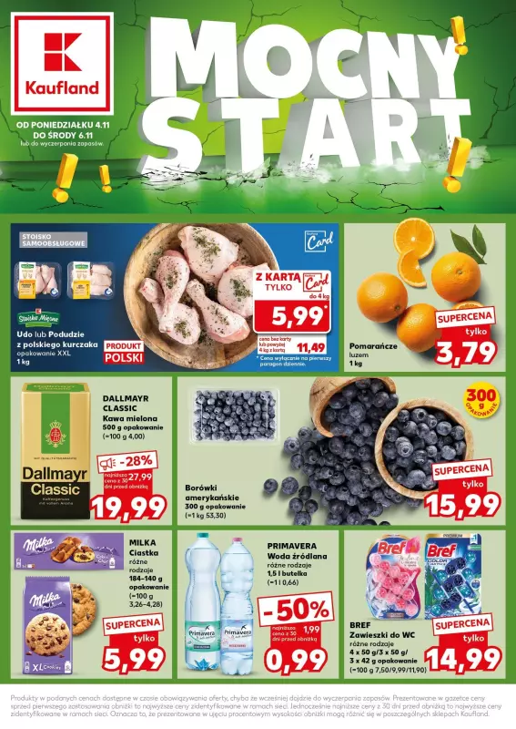 Kaufland - gazetka promocyjna Mocny Start od poniedziałku 04.11 do środy 06.11