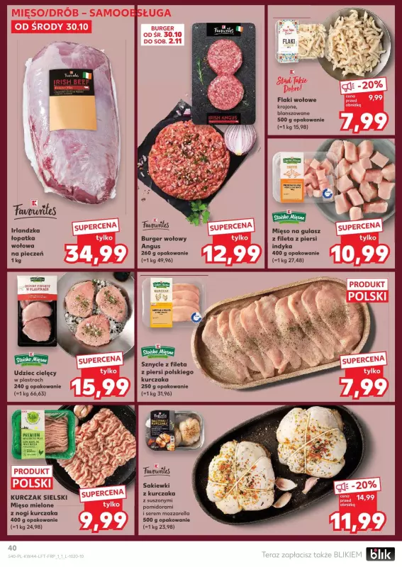 Kaufland - gazetka promocyjna Oferta Kaufland od środy 30.10 do środy 06.11 - strona 40