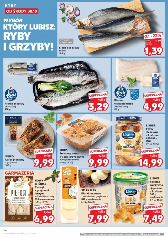 Kaufland - gazetka promocyjna CZAS NA RYBY od poniedziałku 04.11 do środy 06.11 - strona 4