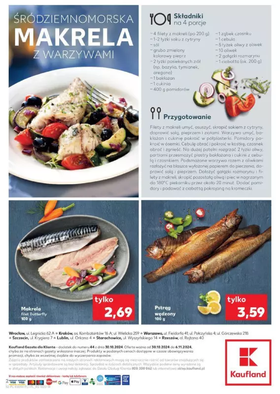 Kaufland - gazetka promocyjna CZAS NA RYBY od poniedziałku 04.11 do środy 06.11 - strona 2