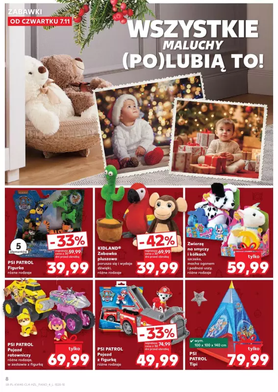 Kaufland - gazetka promocyjna Kaufland - Mikołajki piękne jak z bajki! od czwartku 07.11 do piątku 06.12 - strona 8