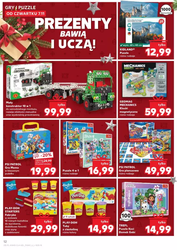 Kaufland - gazetka promocyjna Kaufland - Mikołajki piękne jak z bajki! od czwartku 07.11 do piątku 06.12 - strona 12