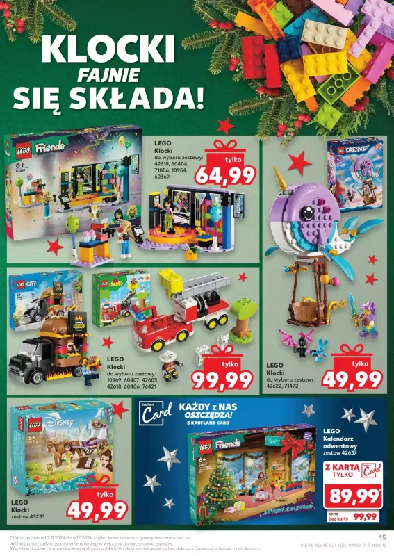 Kaufland - gazetka promocyjna Kaufland - Mikołajki piękne jak z bajki! od czwartku 07.11 do piątku 06.12 - strona 15