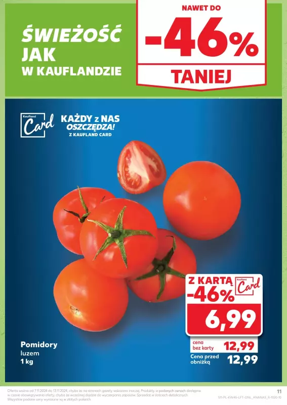 Kaufland - gazetka promocyjna Oferta Kaufland od czwartku 07.11 do środy 13.11 - strona 11