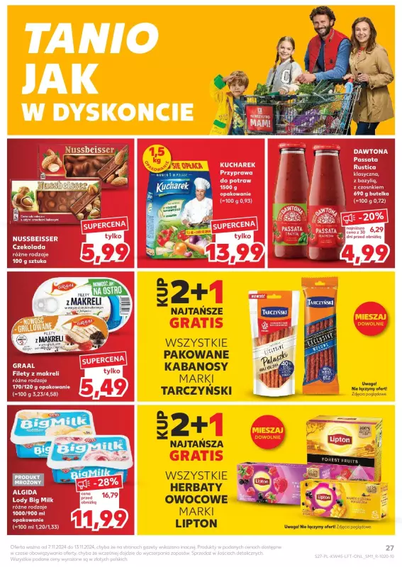 Kaufland - gazetka promocyjna Oferta Kaufland od czwartku 07.11 do środy 13.11 - strona 27