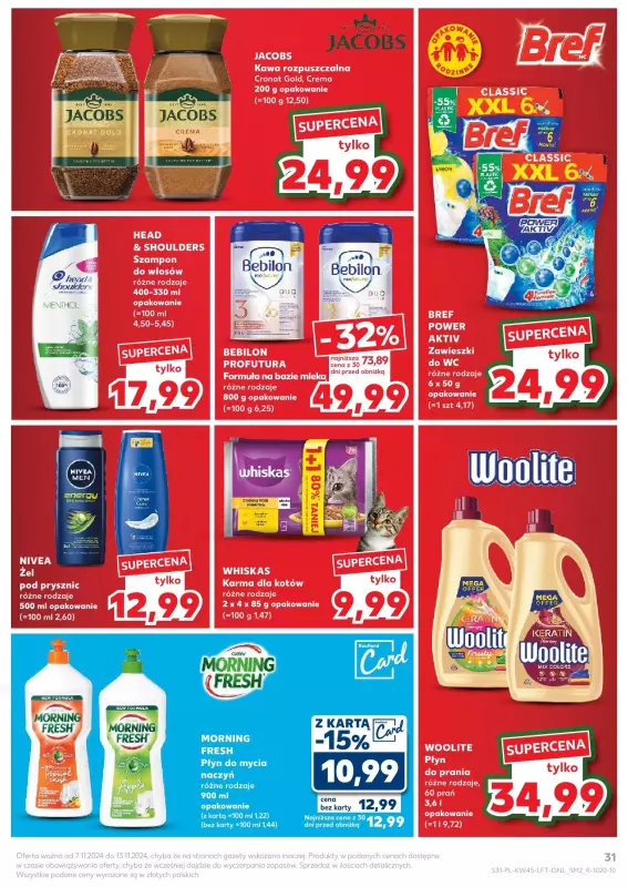 Kaufland - gazetka promocyjna Oferta Kaufland od czwartku 07.11 do środy 13.11 - strona 31