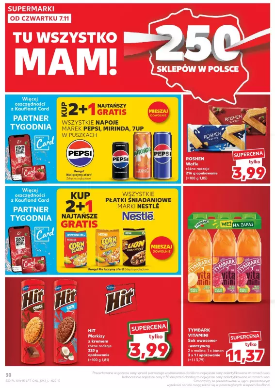 Kaufland - gazetka promocyjna Oferta Kaufland od czwartku 07.11 do środy 13.11 - strona 30