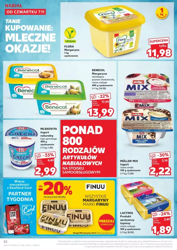 Kaufland - gazetka promocyjna Oferta Kaufland od czwartku 07.11 do środy 13.11 - strona 52