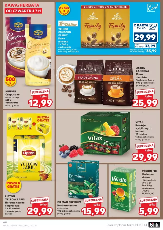 Kaufland - gazetka promocyjna Oferta Kaufland od czwartku 07.11 do środy 13.11 - strona 64