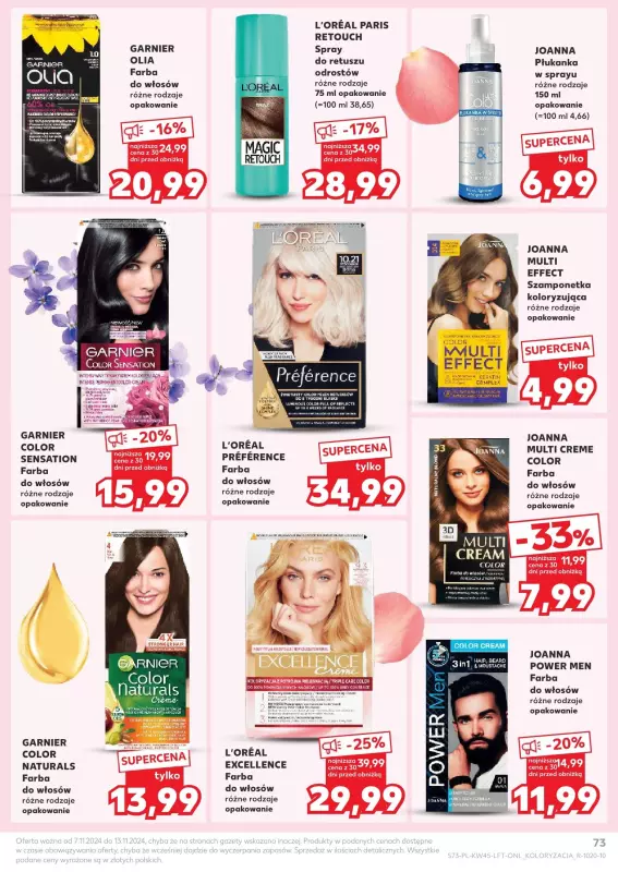 Kaufland - gazetka promocyjna Oferta Kaufland od czwartku 07.11 do środy 13.11 - strona 73