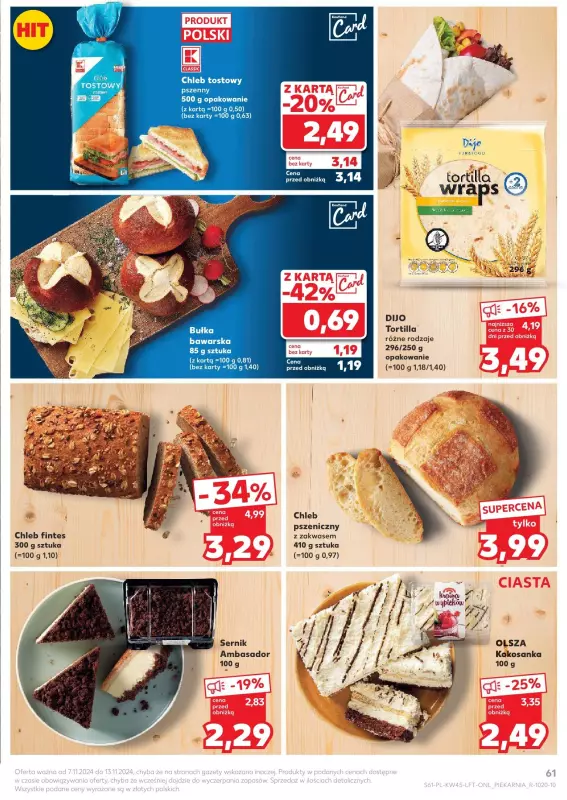 Kaufland - gazetka promocyjna Oferta Kaufland od czwartku 07.11 do środy 13.11 - strona 61