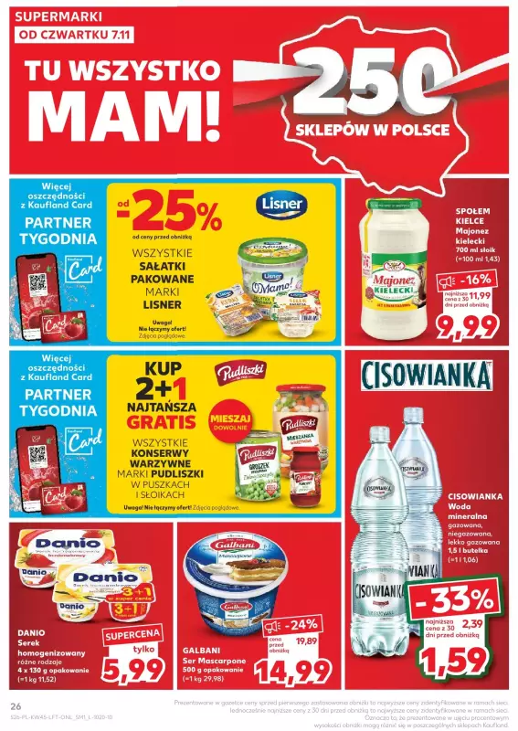 Kaufland - gazetka promocyjna Oferta Kaufland od czwartku 07.11 do środy 13.11 - strona 26