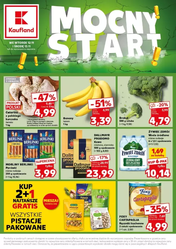 Kaufland - gazetka promocyjna Mocny Start od wtorku 12.11 do środy 13.11