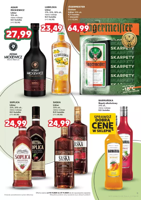 Kaufland - gazetka promocyjna Barek Kauflandu  do środy 27.11 - strona 9