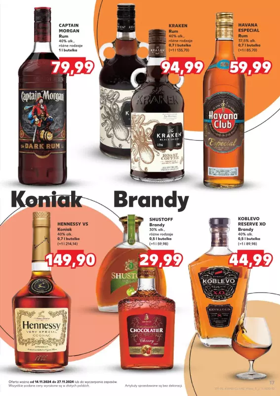 Kaufland - gazetka promocyjna Barek Kauflandu  do środy 27.11 - strona 17