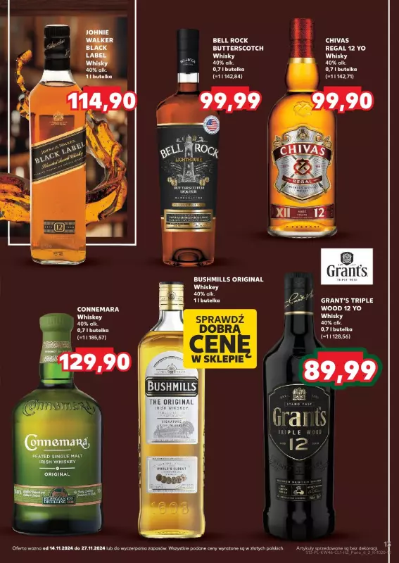 Kaufland - gazetka promocyjna Barek Kauflandu  do środy 27.11 - strona 13