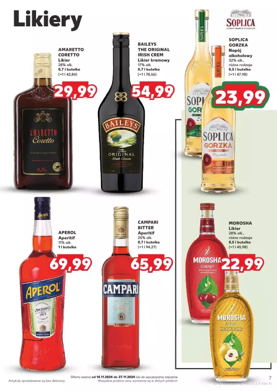 Kaufland - gazetka promocyjna Barek Kauflandu  do środy 27.11 - strona 7