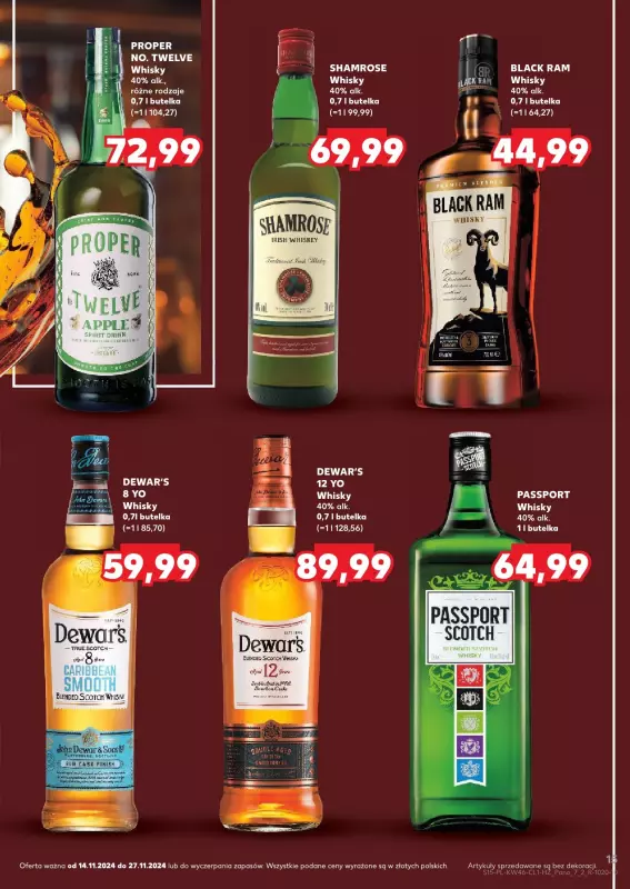 Kaufland - gazetka promocyjna Barek Kauflandu  do środy 27.11 - strona 15