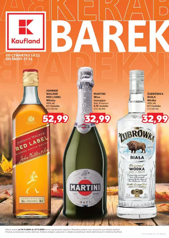 Kaufland - gazetka promocyjna Barek Kauflandu  do środy 27.11