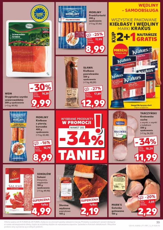 Kaufland - gazetka promocyjna Oferta Kaufland od czwartku 14.11 do środy 20.11 - strona 35