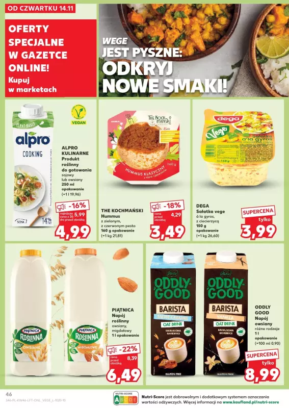 Kaufland - gazetka promocyjna Oferta Kaufland od czwartku 14.11 do środy 20.11 - strona 46