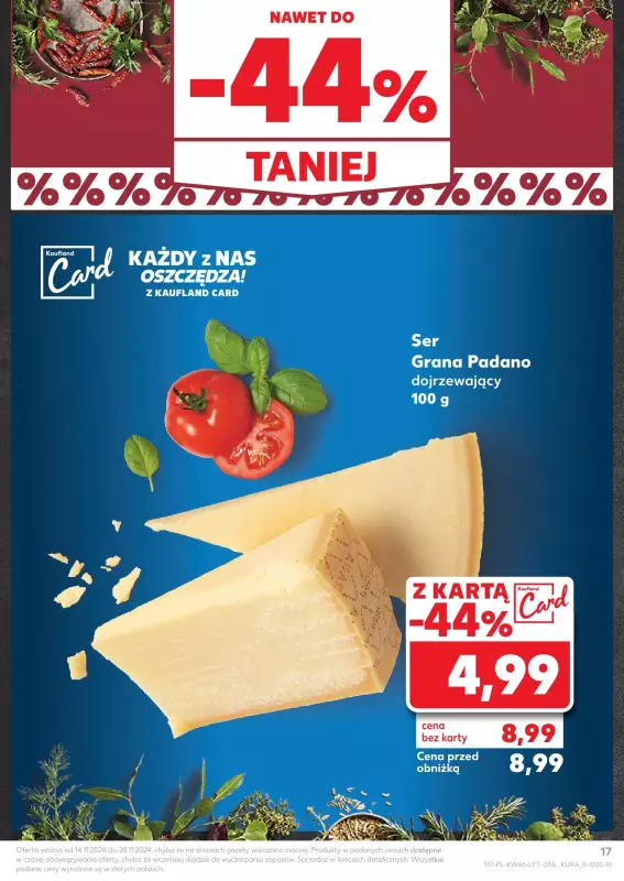 Kaufland - gazetka promocyjna Oferta Kaufland od czwartku 14.11 do środy 20.11 - strona 17