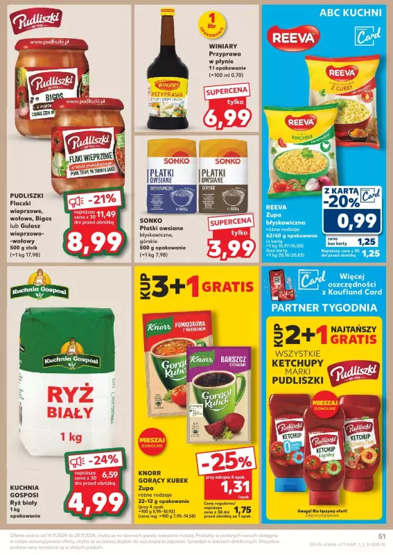 Kaufland - gazetka promocyjna Oferta Kaufland od czwartku 14.11 do środy 20.11 - strona 51