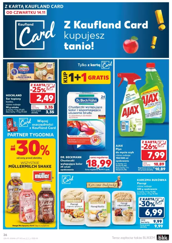 Kaufland - gazetka promocyjna Oferta Kaufland od czwartku 14.11 do środy 20.11 - strona 26