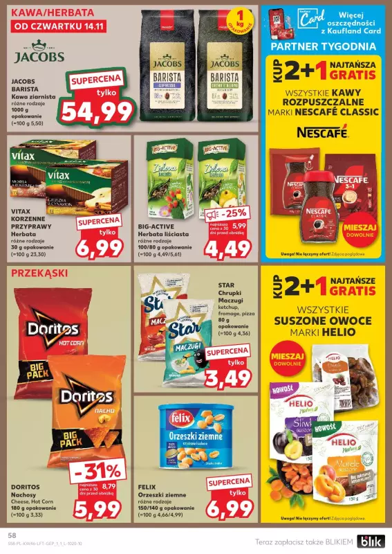 Kaufland - gazetka promocyjna Oferta Kaufland od czwartku 14.11 do środy 20.11 - strona 58