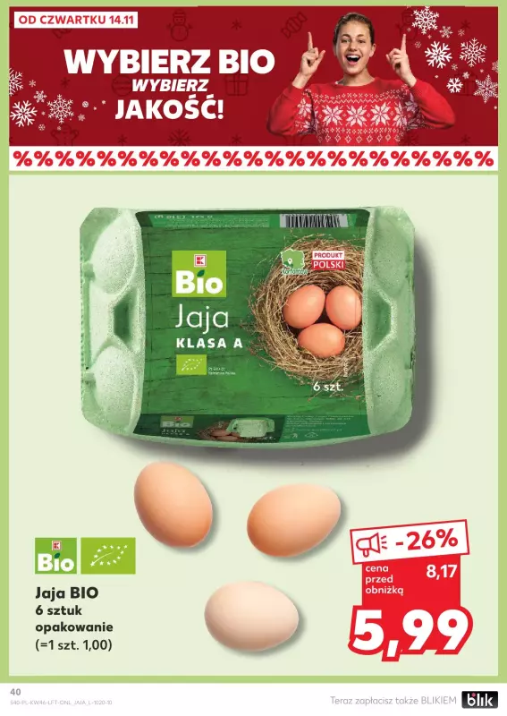 Kaufland - gazetka promocyjna Oferta Kaufland od czwartku 14.11 do środy 20.11 - strona 40