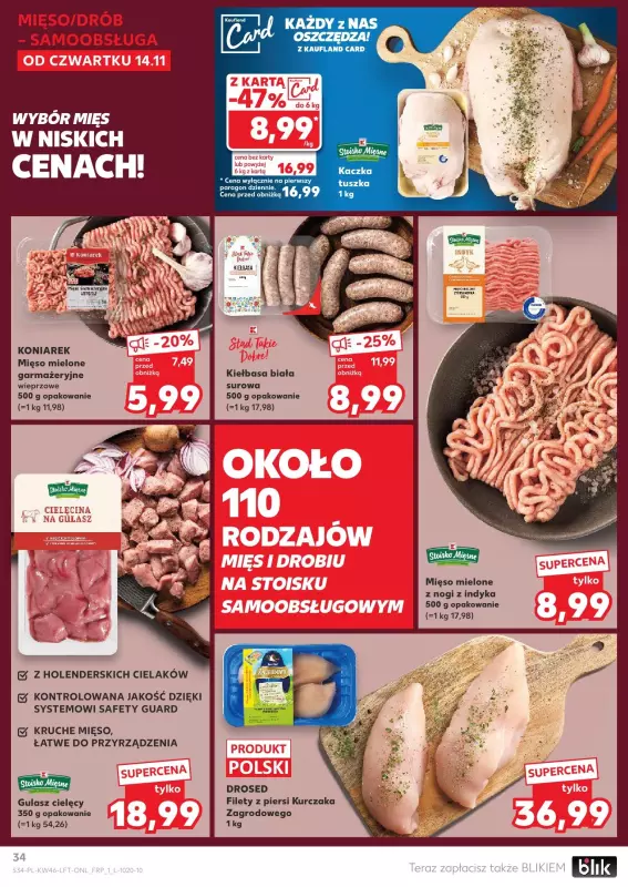 Kaufland - gazetka promocyjna Oferta Kaufland od czwartku 14.11 do środy 20.11 - strona 34