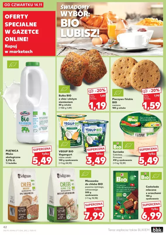 Kaufland - gazetka promocyjna Oferta Kaufland od czwartku 14.11 do środy 20.11 - strona 42