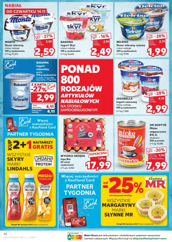 Kaufland - gazetka promocyjna Oferta Kaufland od czwartku 14.11 do środy 20.11 - strona 38