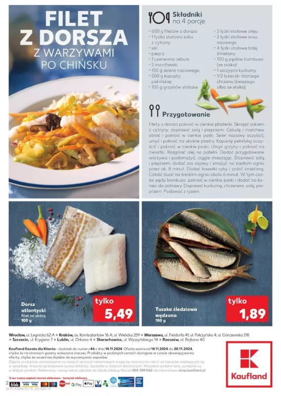 Kaufland - gazetka promocyjna Czas na ryby od czwartku 14.11 do środy 20.11 - strona 2