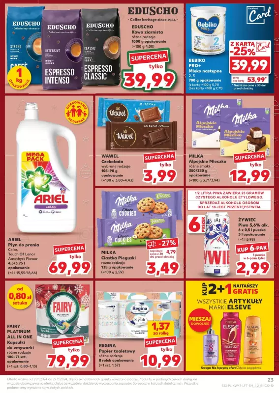 Kaufland - gazetka promocyjna Oferta Kaufland  do środy 27.11 - strona 23