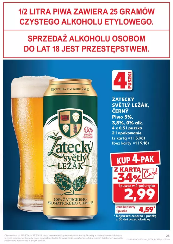 Kaufland - gazetka promocyjna Oferta Kaufland  do środy 27.11 - strona 25