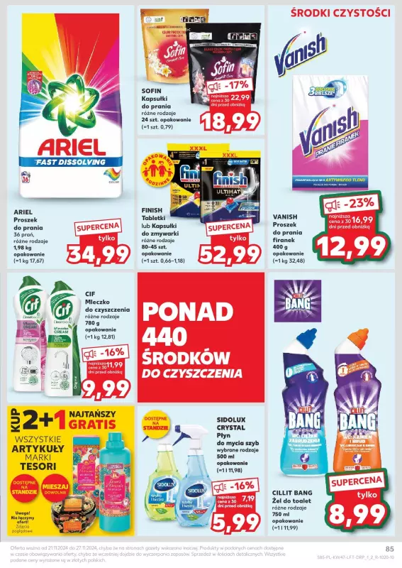 Kaufland - gazetka promocyjna Oferta Kaufland od czwartku 21.11 do środy 27.11 - strona 85