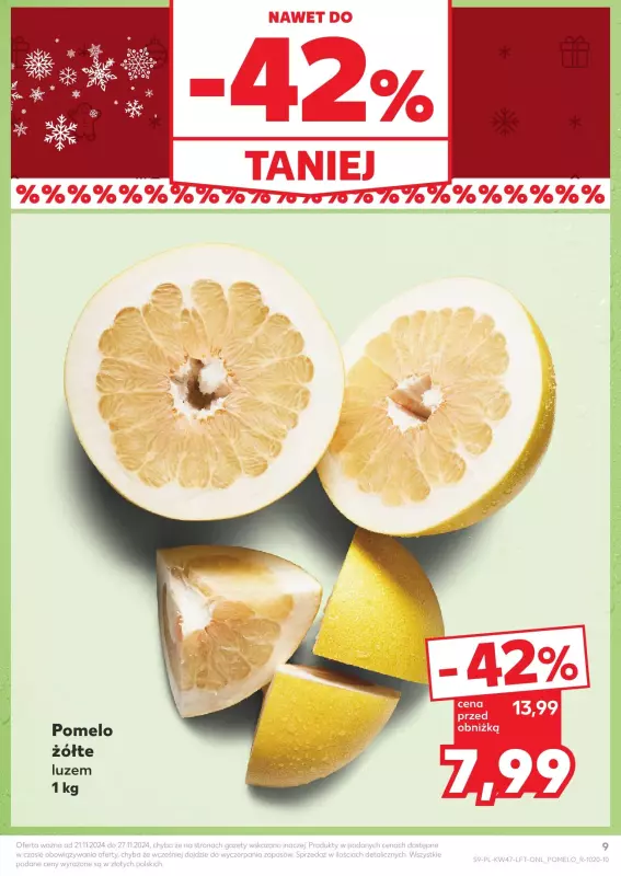 Kaufland - gazetka promocyjna Oferta Kaufland od czwartku 21.11 do środy 27.11 - strona 9