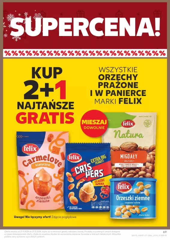 Kaufland - gazetka promocyjna Oferta Kaufland od czwartku 21.11 do środy 27.11 - strona 69