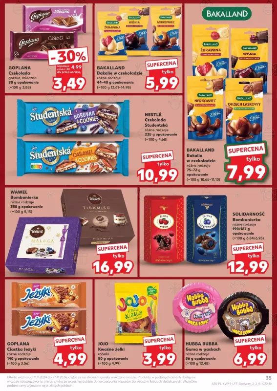 Kaufland - gazetka promocyjna Oferta Kaufland od czwartku 21.11 do środy 27.11 - strona 35