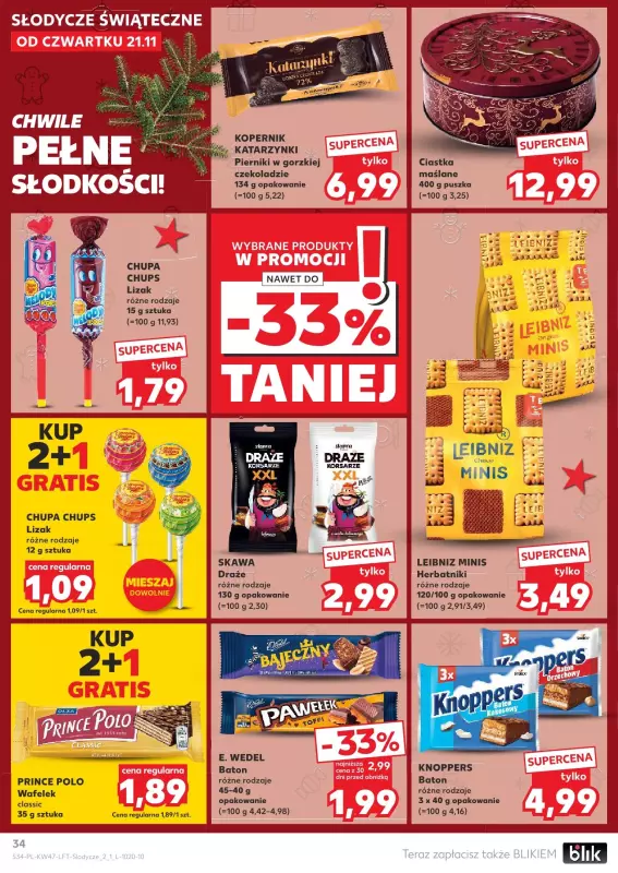 Kaufland - gazetka promocyjna Oferta Kaufland od czwartku 21.11 do środy 27.11 - strona 34