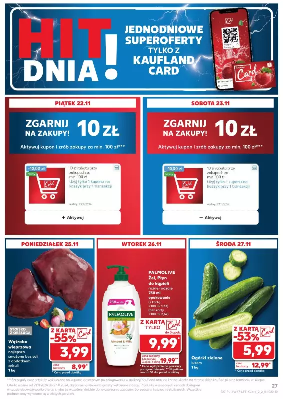 Kaufland - gazetka promocyjna Oferta Kaufland od czwartku 21.11 do środy 27.11 - strona 27