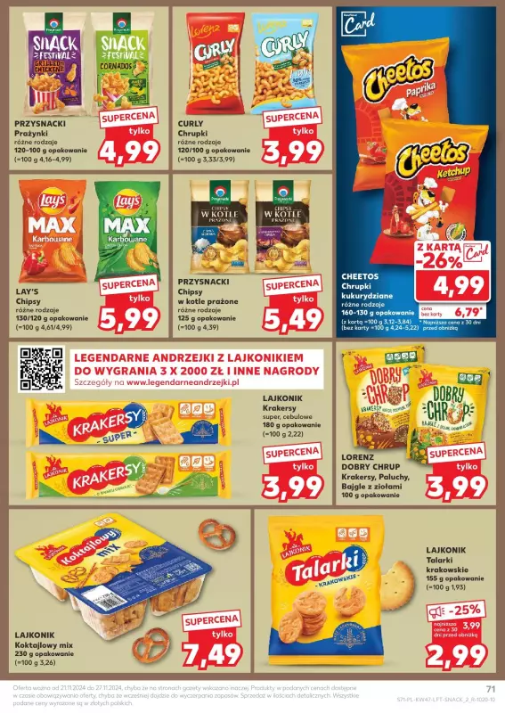 Kaufland - gazetka promocyjna Oferta Kaufland od czwartku 21.11 do środy 27.11 - strona 71