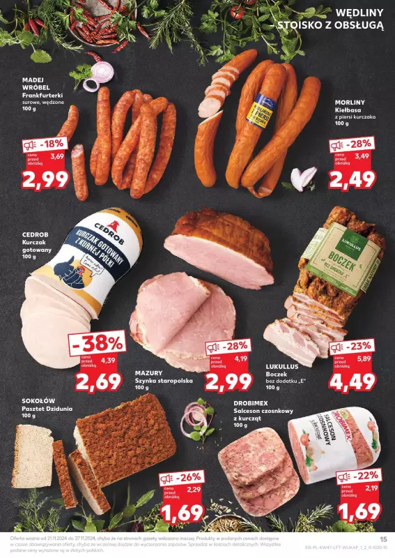 Kaufland - gazetka promocyjna Oferta Kaufland od czwartku 21.11 do środy 27.11 - strona 15