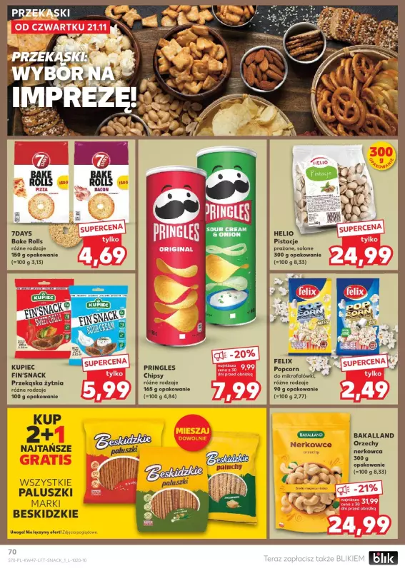 Kaufland - gazetka promocyjna Oferta Kaufland od czwartku 21.11 do środy 27.11 - strona 70