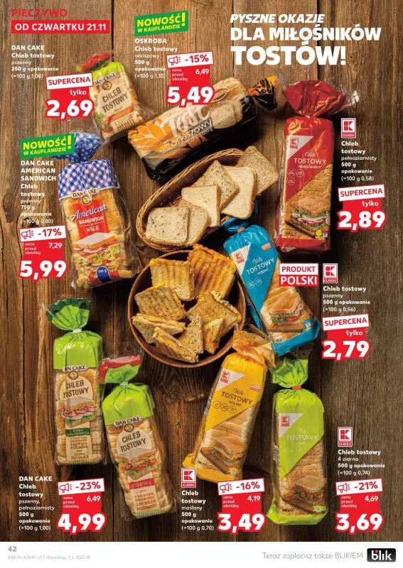 Kaufland - gazetka promocyjna Oferta Kaufland od czwartku 21.11 do środy 27.11 - strona 42