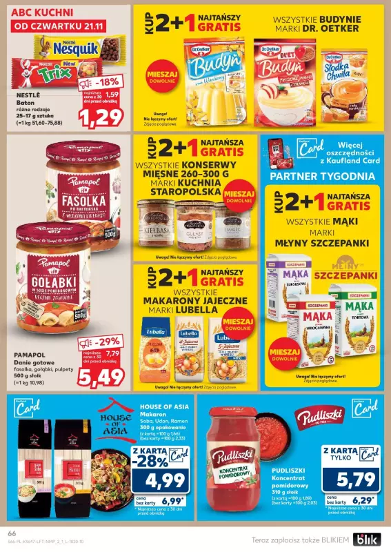 Kaufland - gazetka promocyjna Oferta Kaufland od czwartku 21.11 do środy 27.11 - strona 66